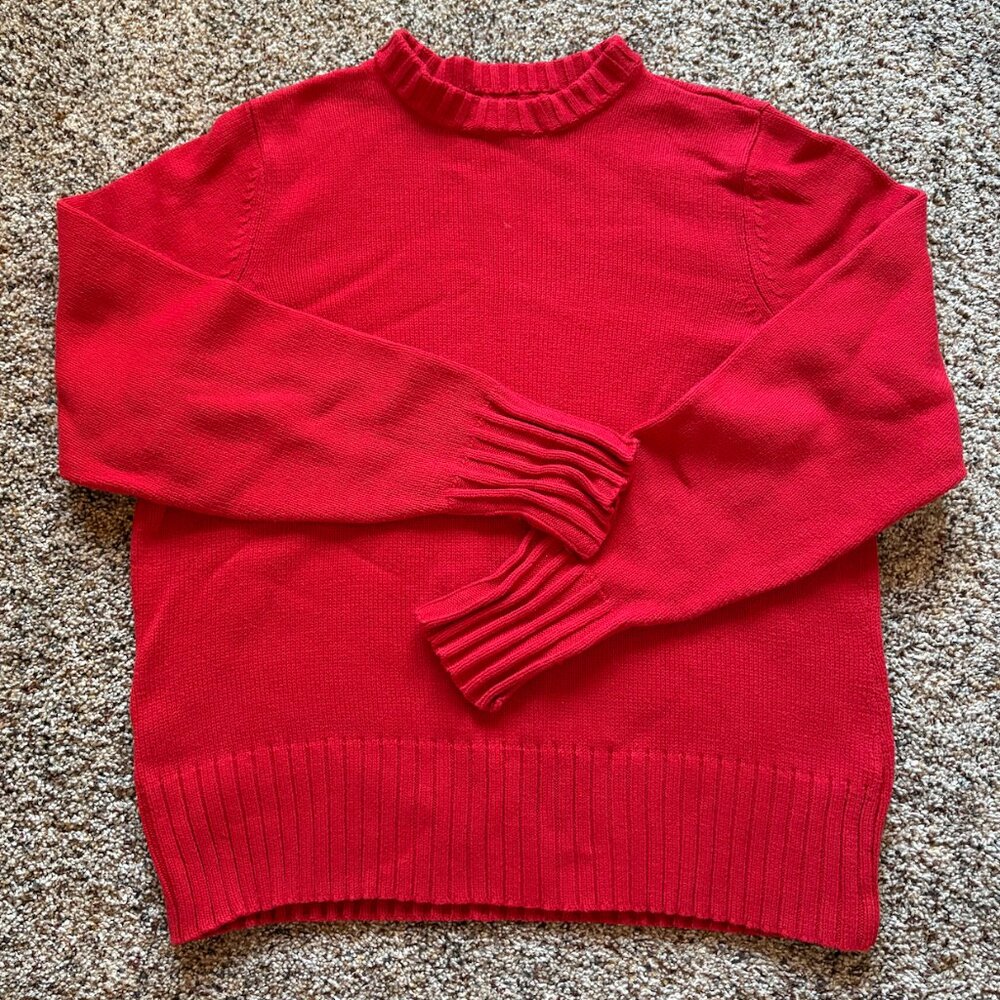 Vintage Louis Vuitton Red Sweater